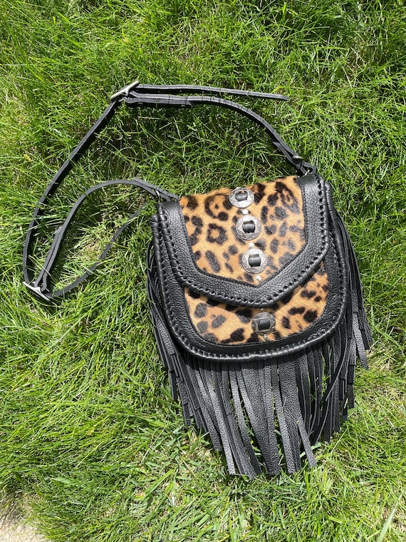 The Daytona FUZZY Leopard Bag