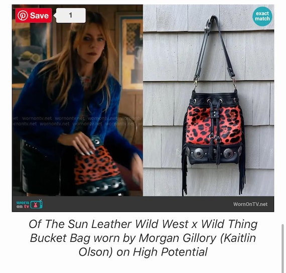 PEACHY ORANGE Wild West x Wild Thing Bucket Bag Limited Edition