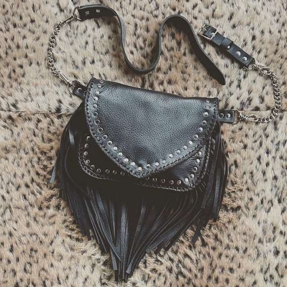 Moto Fringe Belt Bag