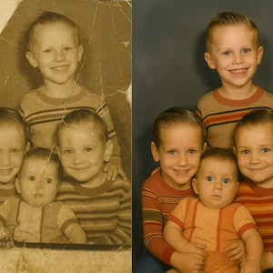 Best Photo Restoration Service! Repair Damaged Photo, Colorize Image, Improve Quality, Restore Old Picture, Vintage Photo Editing