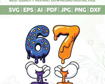 6 7 Meme SVG PNG ,six seven Coquette Bow Meme 67,6 7 shirt for kids png,Six Seven Ice Cream Png,Meme 67 Funny Number Png,Cricut files