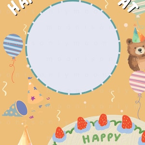 Cartão de Feliz Aniversário versão 1