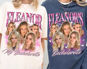 Custom Bachelorette Shirts, Custom Bootleg Rap Tee with Bride Face Photo Shirt, Bachelorette Party Gifts, Vintage Graphic Team Bride Shirt