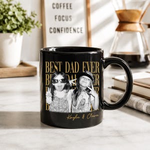Custom Dad Vintage Photo Can Cooler, Baby Face Photo Sleeve Holder, First Fathers Day Gift For Husband, New Dad Gift image 6