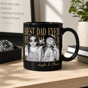 Custom Dad Vintage Photo Can Cooler, Baby Face Photo Sleeve Holder, First Fathers Day Gift For Husband, New Dad Gift image 8