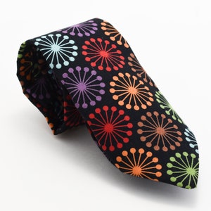 Rainbow Burst Necktie - Gifts For Him - Suit & Tie Accessories