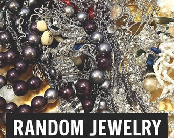 Jewelry Mystery Box – 1 or 1.5 lb Random, Wearable, Craft Lot for Resale, DIY & Gifts