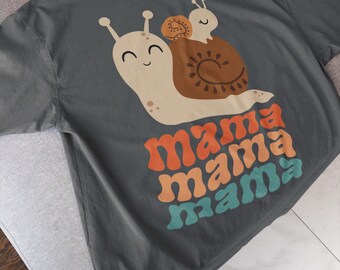 Snail Mom T-Shirt, Shirt for Women, Funny Snail T-Shirt, Mother&#39;s Day Gift, Shirt for Mom, Snail Shirt, Gift for Her,snail shirt for friends