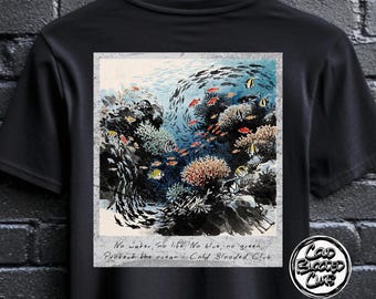 Rädda havet T-shirt - miljövänlig marint liv grafisk t-shirt - unisex naturt-shirt gåva