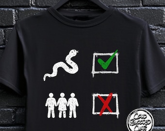 Camiseta divertida para amantes de las serpientes: reptiles sí, personas no. Camiseta con humor herpetológico para introvertidos y antisociales.