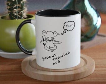 Rodent Thawing Mug, Snake Lovers Gift, Snake Accessories, New Pet Snake Supplies, Reptile Keeper Mug, Pet Supply Mug, Lizard Funny Meal Prep