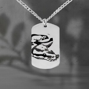 Royal Python Halskette - Ball Python Schmuck - Edelstahl 18k Vergoldete Mittlere Kette Bild 5