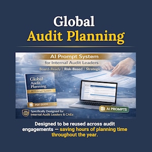 Guía de planificación de auditorías preparadas / Sistema de avisos de IA para líderes de auditoría, directores de auditoría interna y juntas directivas basadas en riesgos