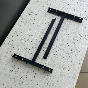 Heavy-Duty Steel Brackets for Wall-Mounted Sinks, Floating Sink Support for Marble & Vanity, Rust-Proof Metal Brackets, Ready to Ship