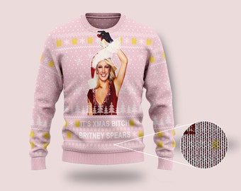 britney spears ugly christmas sweater