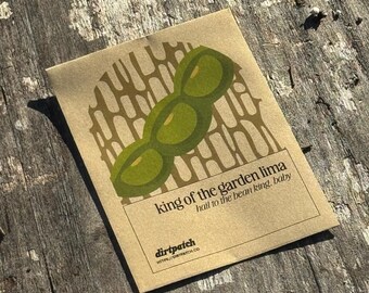 King of the Garden Lima Bean Seeds  - Selected for growing in the heat of Florida and Zones 9a 9b and 10