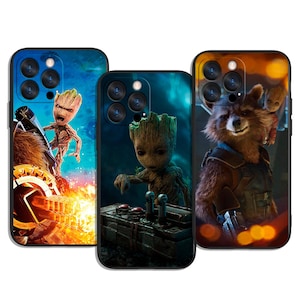 Baby Groot Cute Space Creature with Gentle Soul Art Protective Case for iPhone, Samsung, Google Pixel & Xiaomi