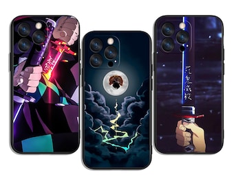 Anime Moonlight Cuts Through Crimson Air Phone Case: Protective TPU/Silicone Cover for iPhone, Samsung and Google Pixel