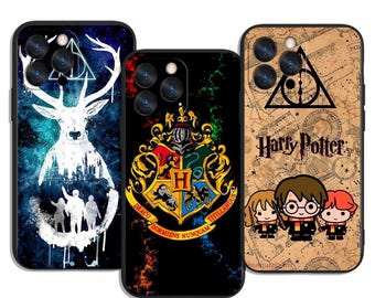 Custodia per telefono magica Wizard School: custodia protettiva in TPU/silicone per iPhone, Samsung e Google Pixel