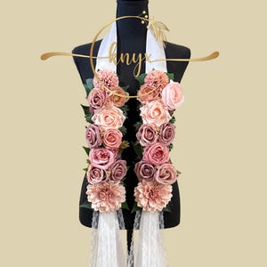 Unique Flower Graduation Lei (Pinks)