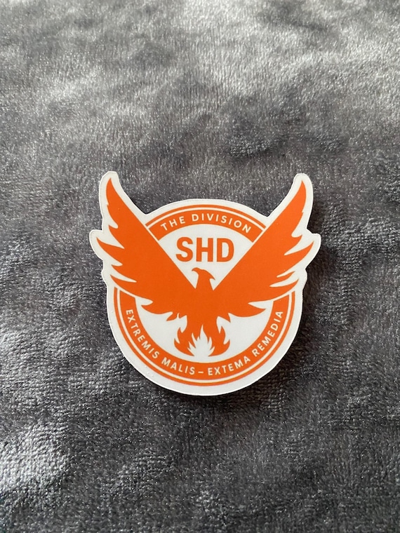 The Division Logo Sticker: SHD Vinyl Sticker - Etsy