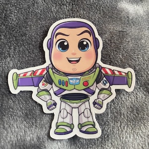 Toy Story Buzz Lightyear Chibi Sticker | Laptop Sticker | Water Bottle Decal | Gift for Toy Story Fans | Kids Room Decor | Laptop Sticker