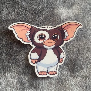Gremlins Cute Gizmo Sticker - Gremlins Stickers | Gremlins Gifts, Gizmo Stickers, Chibi Stickers, Kawaii Stickers