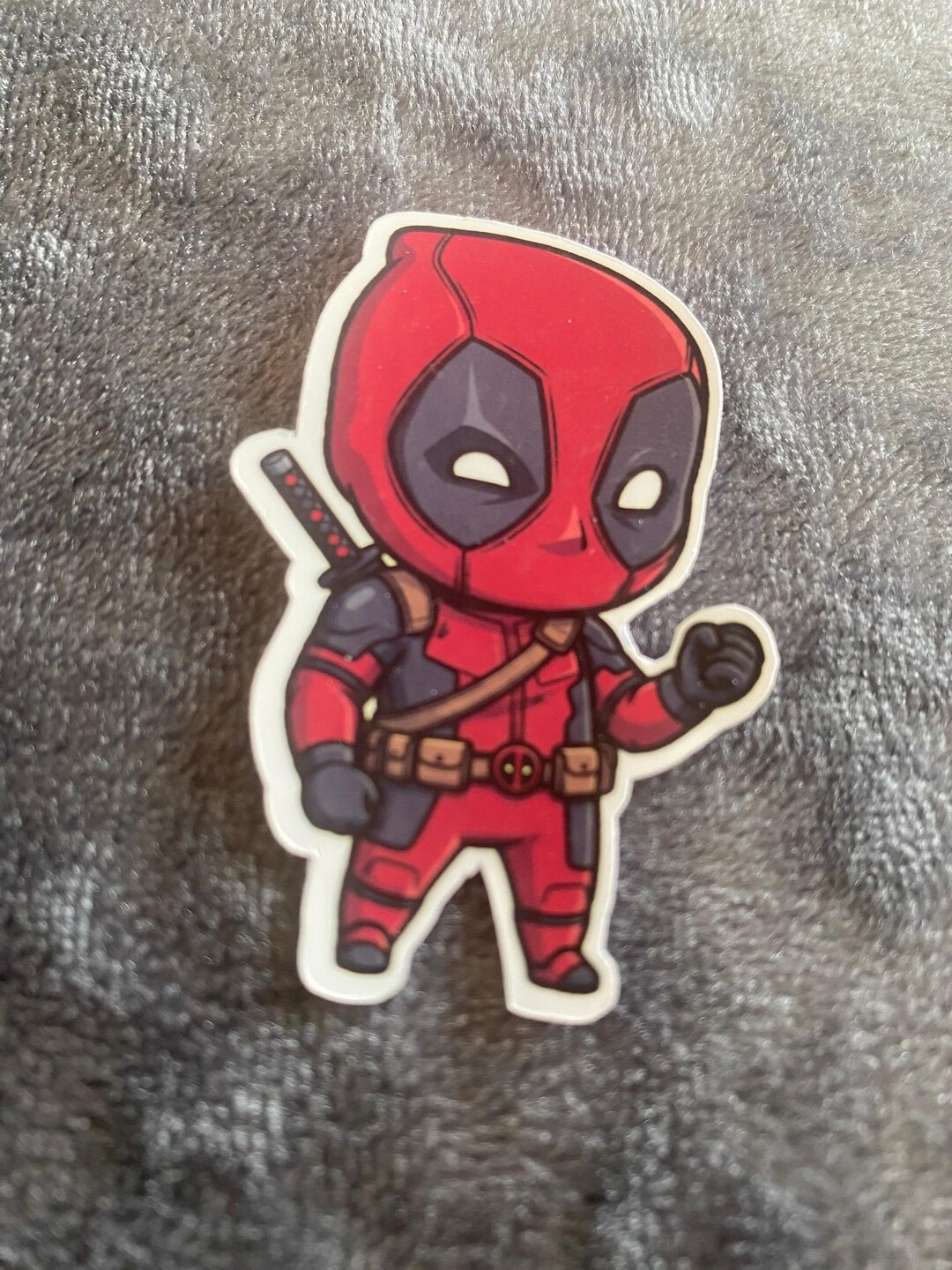 Marvel Deadpool Chibi Fan Art Sticker | Cute Deadpool Sticker | Chibi ...