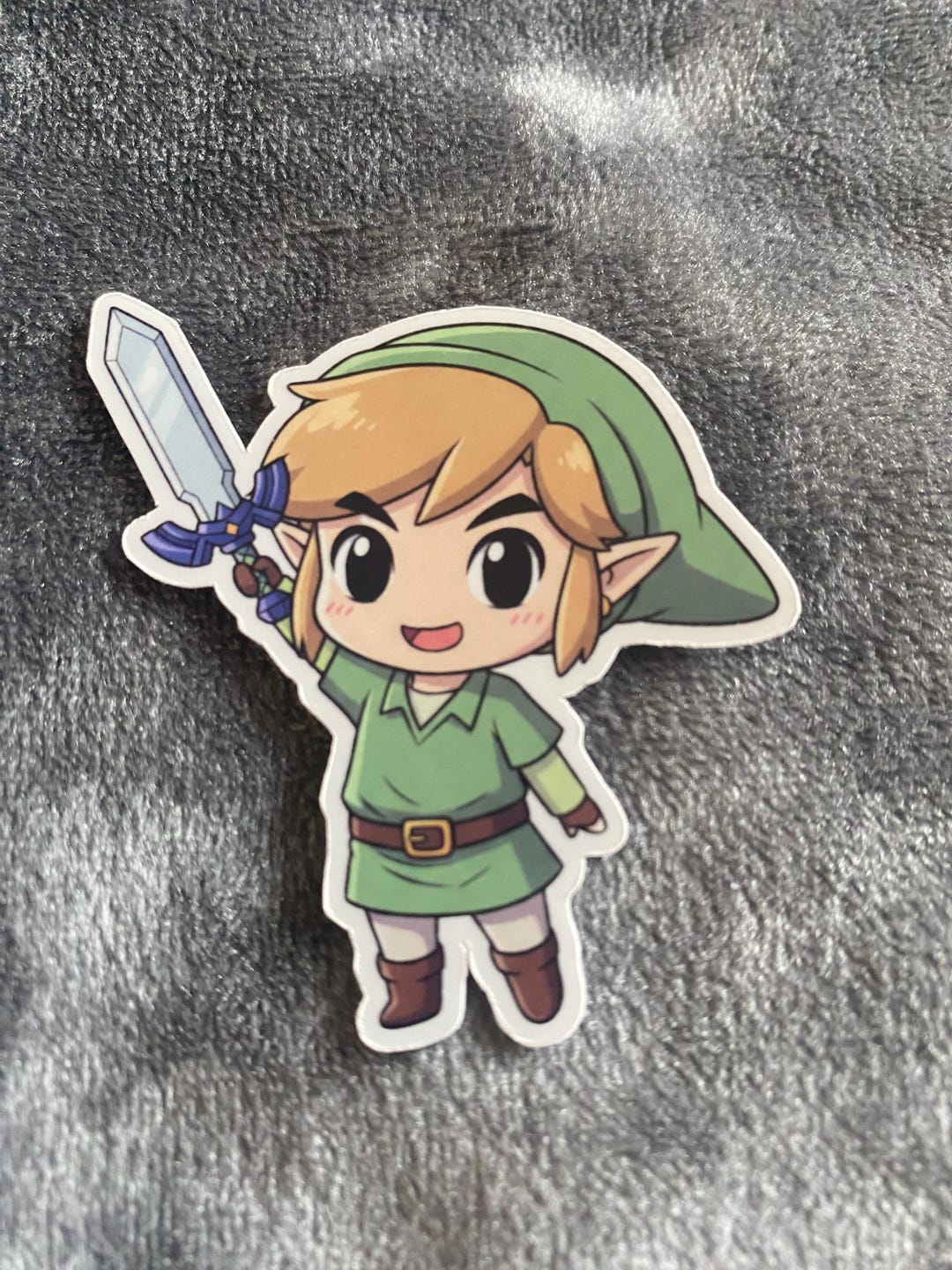 Legend of Zelda Link Sticker: Glossy Water-resistant Fan Art - Etsy