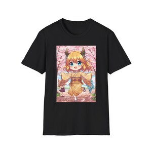 Koszulka z anime, japońska koszulka z kreskówek, koszulka z mangą, koszulka Otaku, koszulka Kawaii, koszulka unisex softstyle