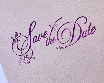 Save the date rubber stamp wedding invitations bride gift envelope package wrapping paper decor DIY cards Wedding invite ideas vintage lette