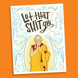 carte de voeux jumeaux dalai lama  gourou de la vie