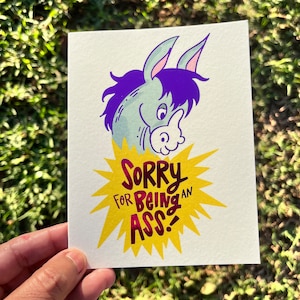 Désolé d’être une carte métallique a* s carte de vœux apologétique pour petit ami petite amie meilleur ami Je suis tellement désolé pardonnez-moi