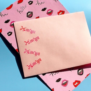 Eu te amo fonte antiga em inglês carimbo de borracha para envelope papel de embrulho tecido decoração amigo por correspondência amante aniversário casamento correio tradicional amante presente
