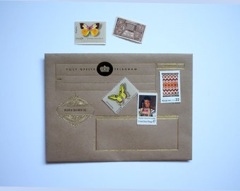 Neapolitan Mix 4 A7 Envelopes as seen on Jillian Kaye IG WITH WRITING sheets