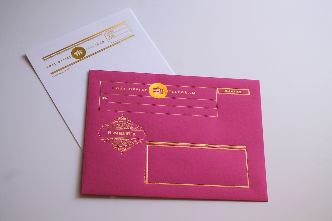 Most Beautiful envelopes and letterheads/ Letter Writing Etsy