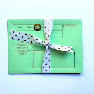 Kit de sobres y papel para escribir como los viste en el IG de Jillian Kaye Sobres telegrama en color negro, blanco, para cartas