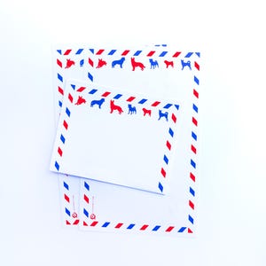 AirPaws メールレターセット 文房具 ライティングシートとマッチする封筒付き ユニークで美しい文房具 ペンパル 犬好き エアメールギフト 犬の足跡