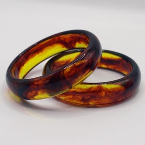 Vegan Faux Tortoiseshell Resin Bracelet Bangle,Thin Cuff Bracelet,Geometric Statement Bracelet,Gift for Her,Gift for women