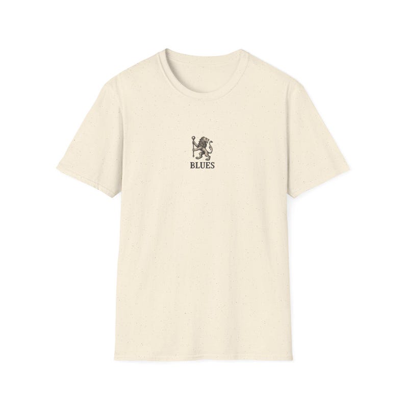 Retro Chelsea Shirt - Unofficial Fan Inspired Hand-Drawn CFC Lion Crest - Vintage Football Tee - Gift for Blues Fans - Unisex Present image 9