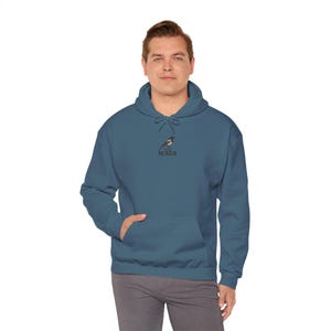 Retro Newcastle United Hoodie- Unofficial Fan Inspired Hand-Drawn NUFC Magpie Logo - Vintage Football Hoodie- Gift for Magpies Fans - Unisex image 7