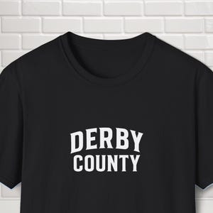 Derby County Fan Shirt - Classic Football Tee, Rams Supporter Gift, Midlands Derby Day Terrace Style -  Birthdays Gift or Present - DCFC