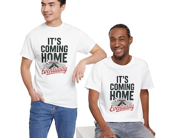 Engeland voetbal T-shirt - grappig 'It's Coming Home' fanshirt - voetbalcadeau voor supporters - wedstrijddag essentieel