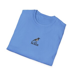 Retro Newcastle United Shirt - Unofficial Fan Inspired Hand-Drawn NUFC Magpie Logo - Vintage Football Tee - Gift for Magpies Fans - Unisex image 6