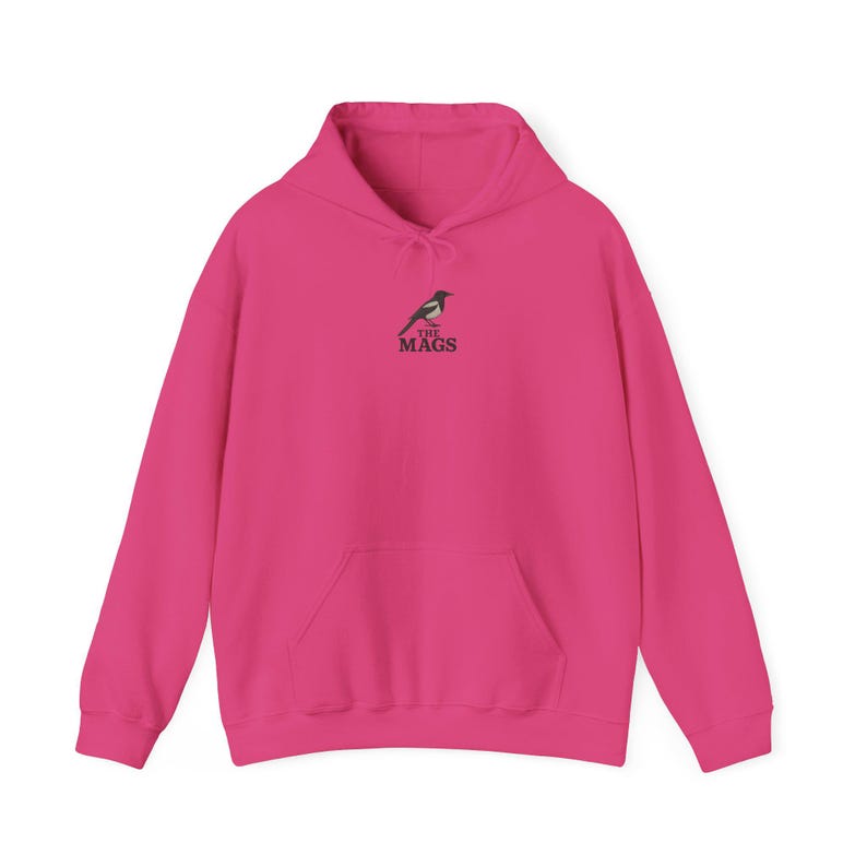 Retro Newcastle United Hoodie- Unofficial Fan Inspired Hand-Drawn NUFC Magpie Logo - Vintage Football Hoodie- Gift for Magpies Fans - Unisex image 13