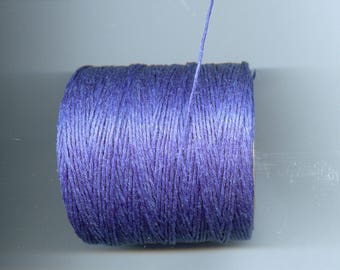 Royal Blue Waxed Cord Thread 5 yards