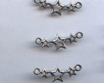 Silvertone Triple Star Connectors