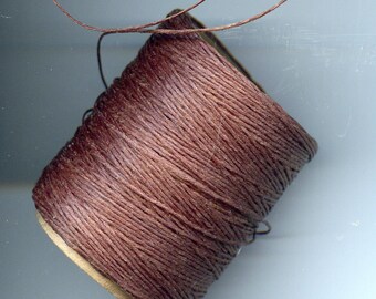 Cocoa  Waxed Cord Thread 5 yards