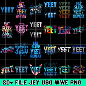 20+ Design Jey Uso wwe PNG Bundle, Jey Uso Yeet Png, WWE Jey Uso WrestleMania Collage Digital Design, Digital Download Wrestling Fan Art