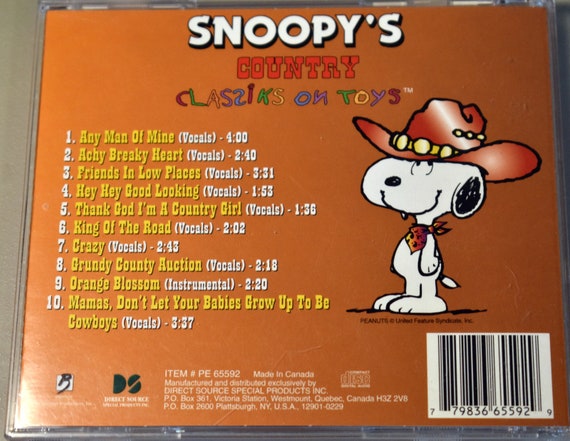 Snoopy/'s Classiks On Toys Dance To The Music New Peanut Cd Album Free Shipping